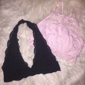 Halter bralette set of 2